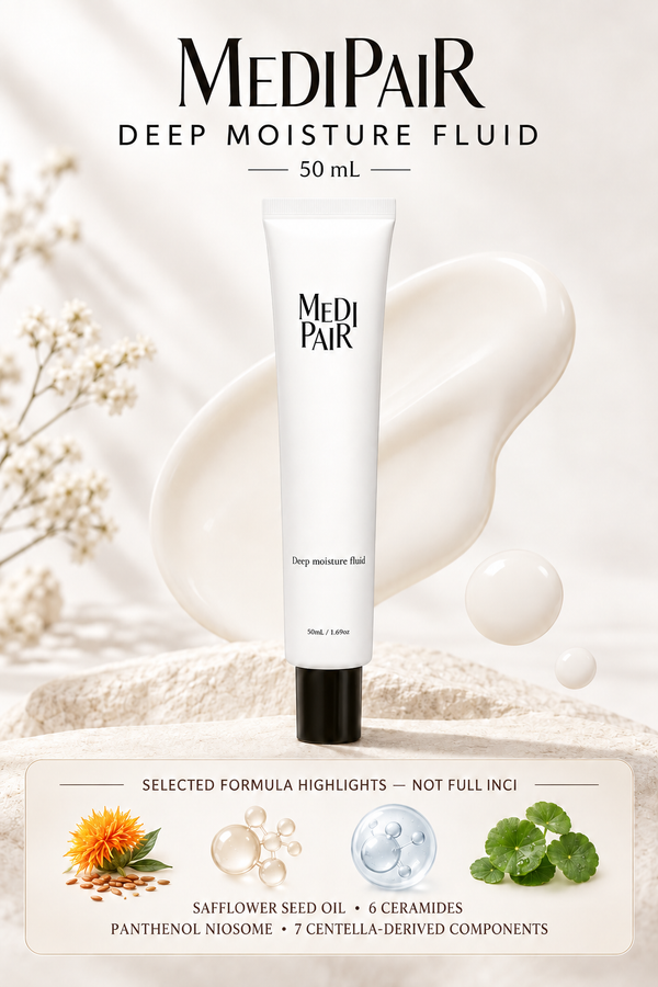 MEDIPAIR Deep Moisture Fluid, 50 mL, selected formula highlights