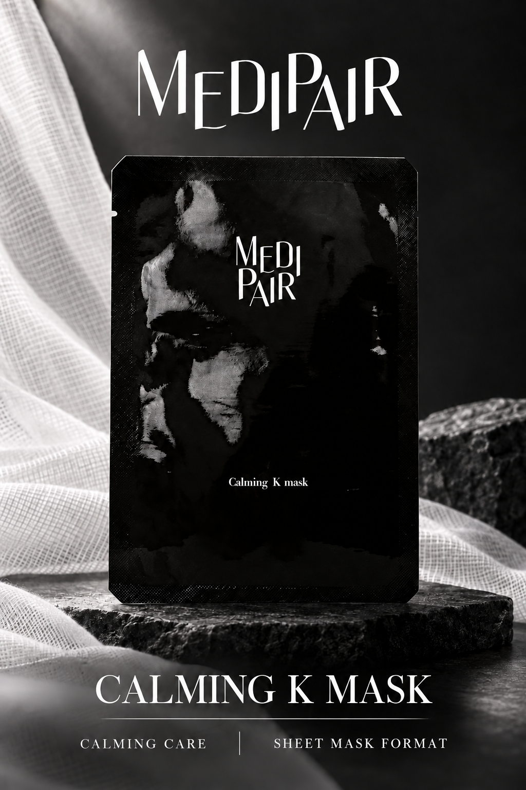 MEDIPAIR Calming K Mask, calming-care sheet mask format