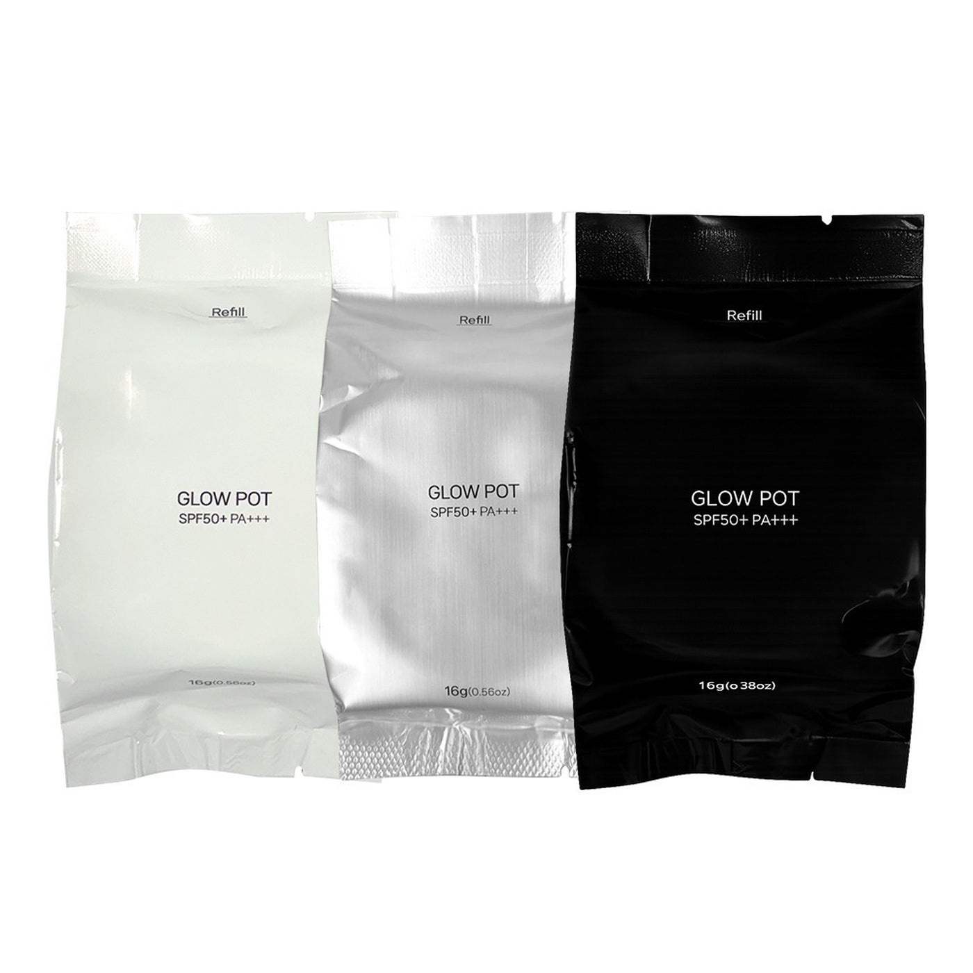 VEMONTES Glow Pot Cushion Pact Refill White/Mirror No.17 / The Black 16g