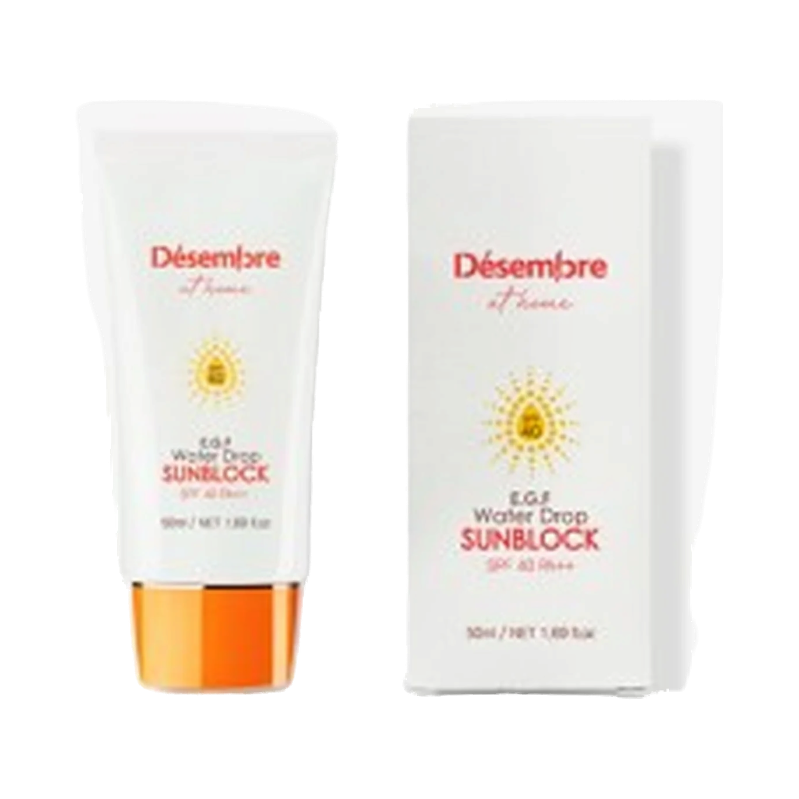 DESEMBRE EGF Water Drop Sunblock SPF40 PA++ (50ml) product image Imagen principal del producto