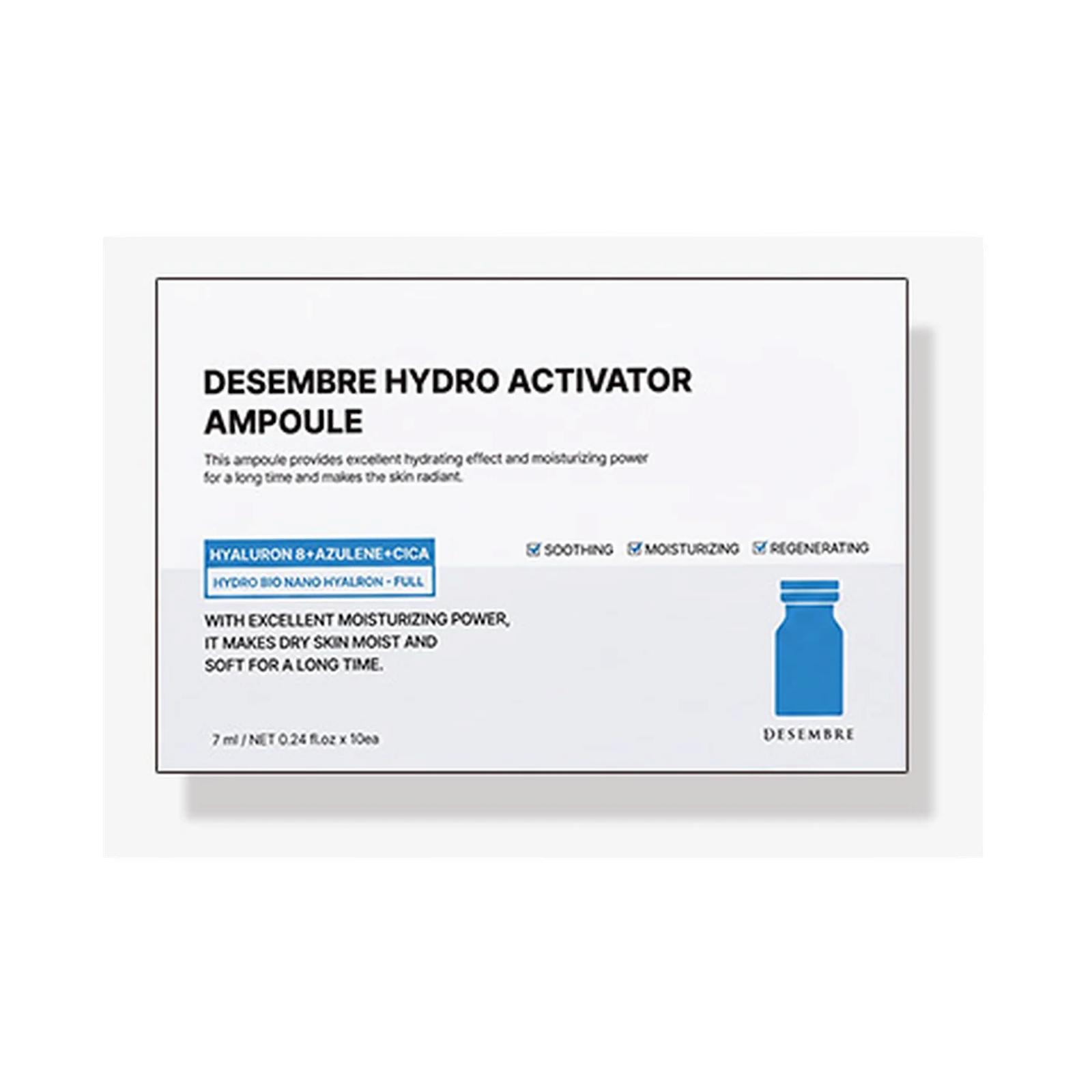DESEMBRE Activator Hydrafull Ampoule (7ml x 10ea) product image