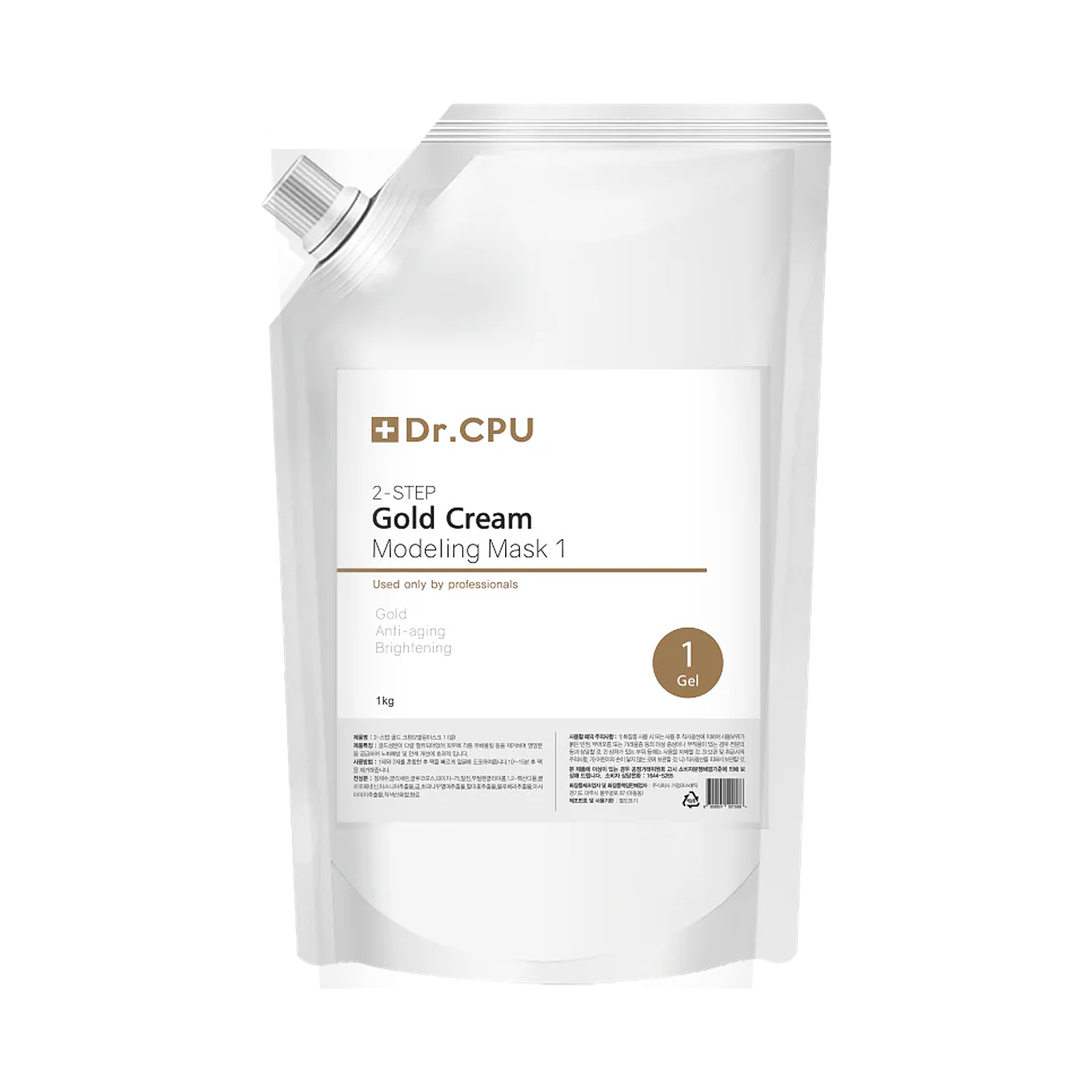 Dr.CPU 2-Step Gold Cream Modeling Mask 1kg product image الصورة الرئيسية