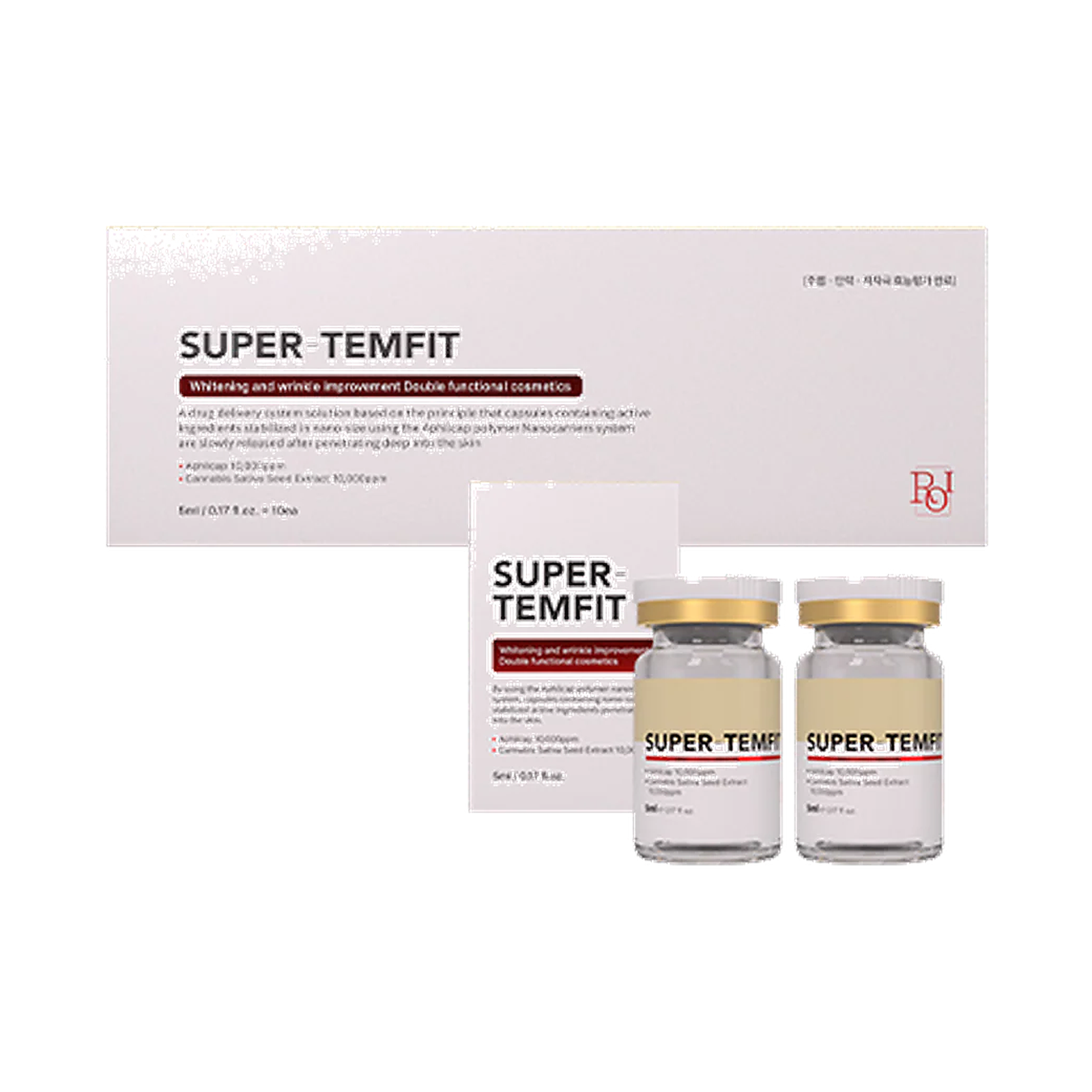 ROI COSMETIC Super-Tempit Ampoule High Strength 5ml x 10ea product image Gambar utama produk