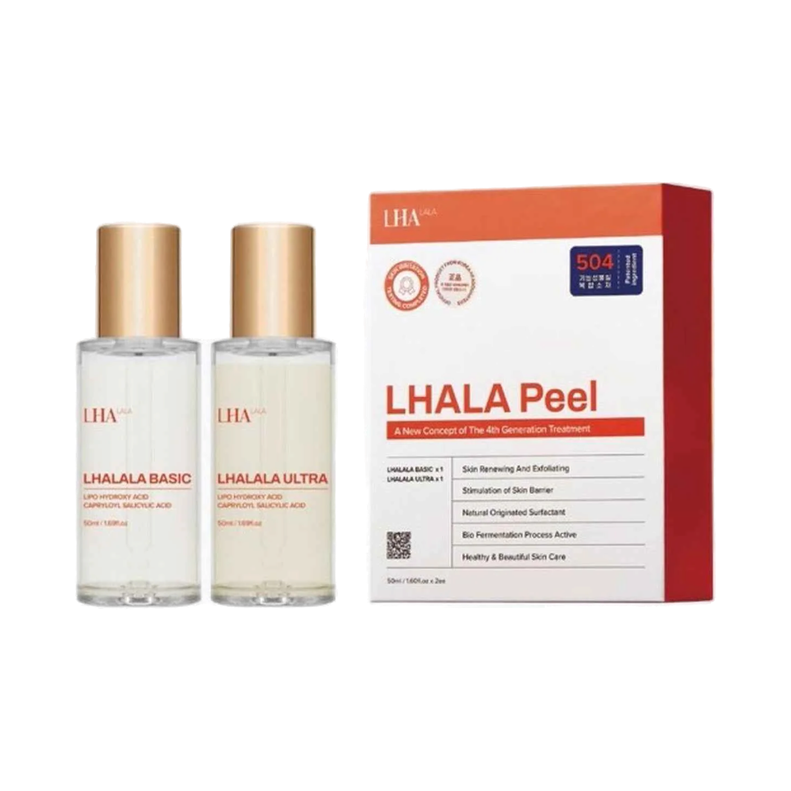 LHALA LHALAPeel 504 50ml x 2 product image Main image