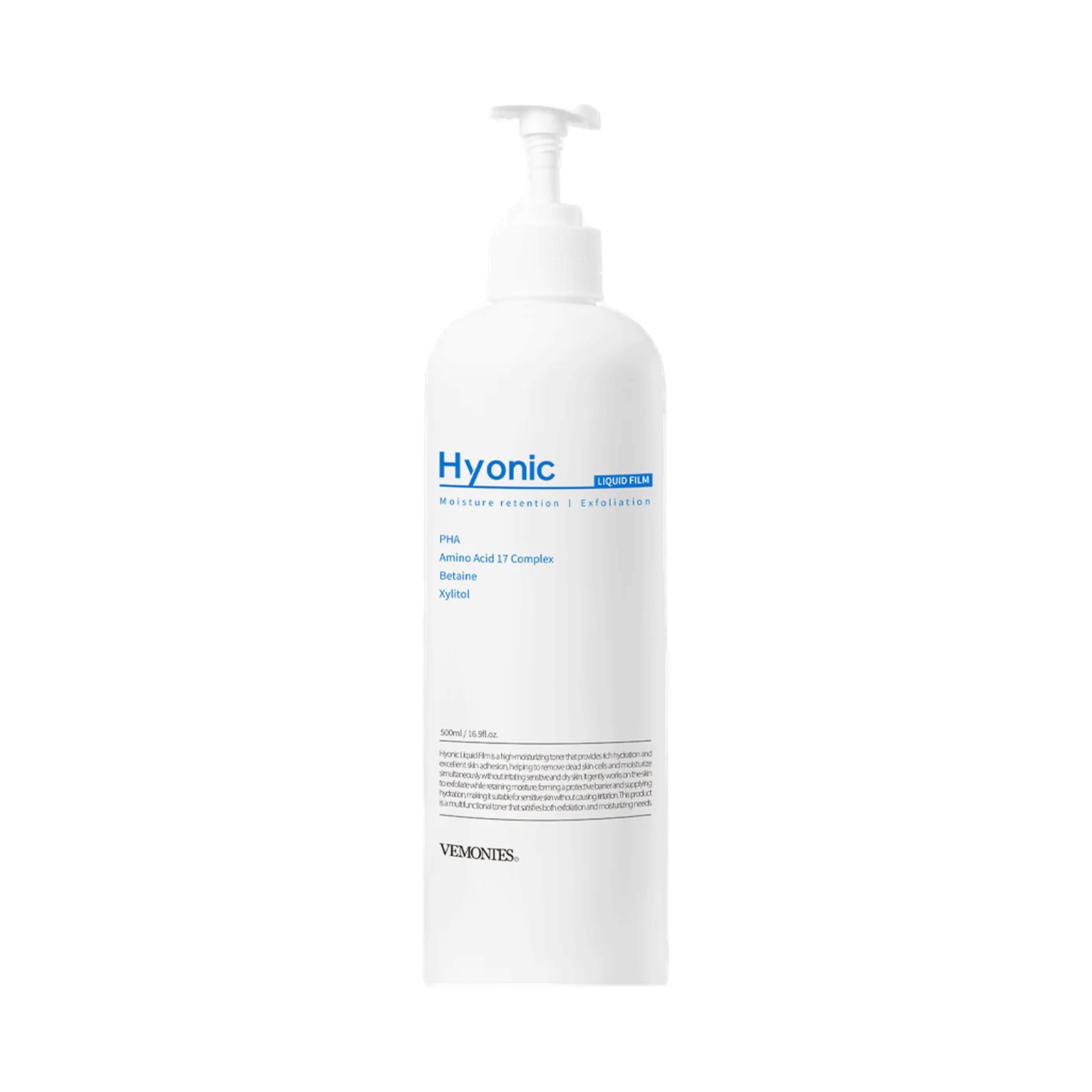 VEMONTES Hyonic Liquid Film Toner 500ml product image