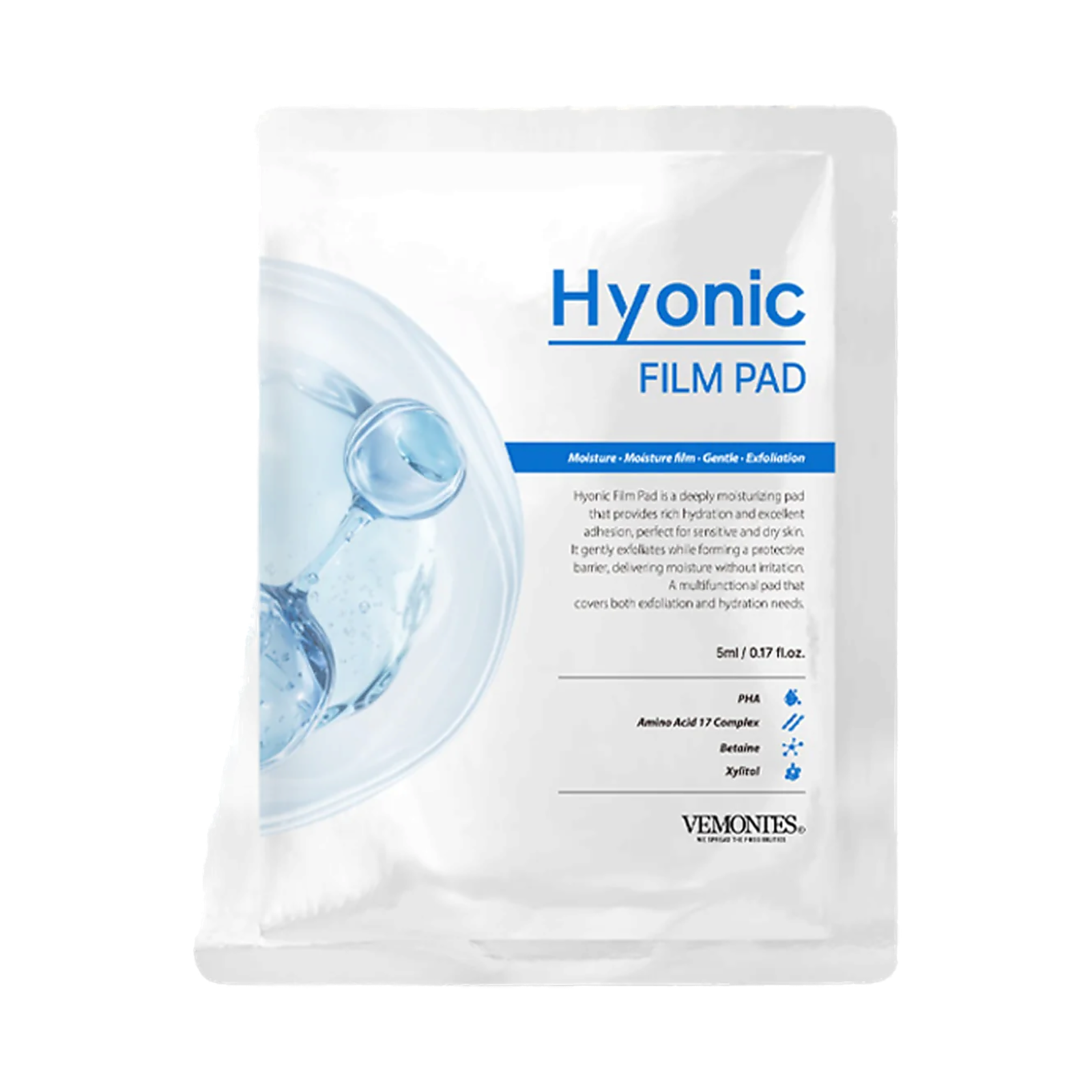 VEMONTES Hyonic Film Toner Pad 5ml x 20ea product image Main image