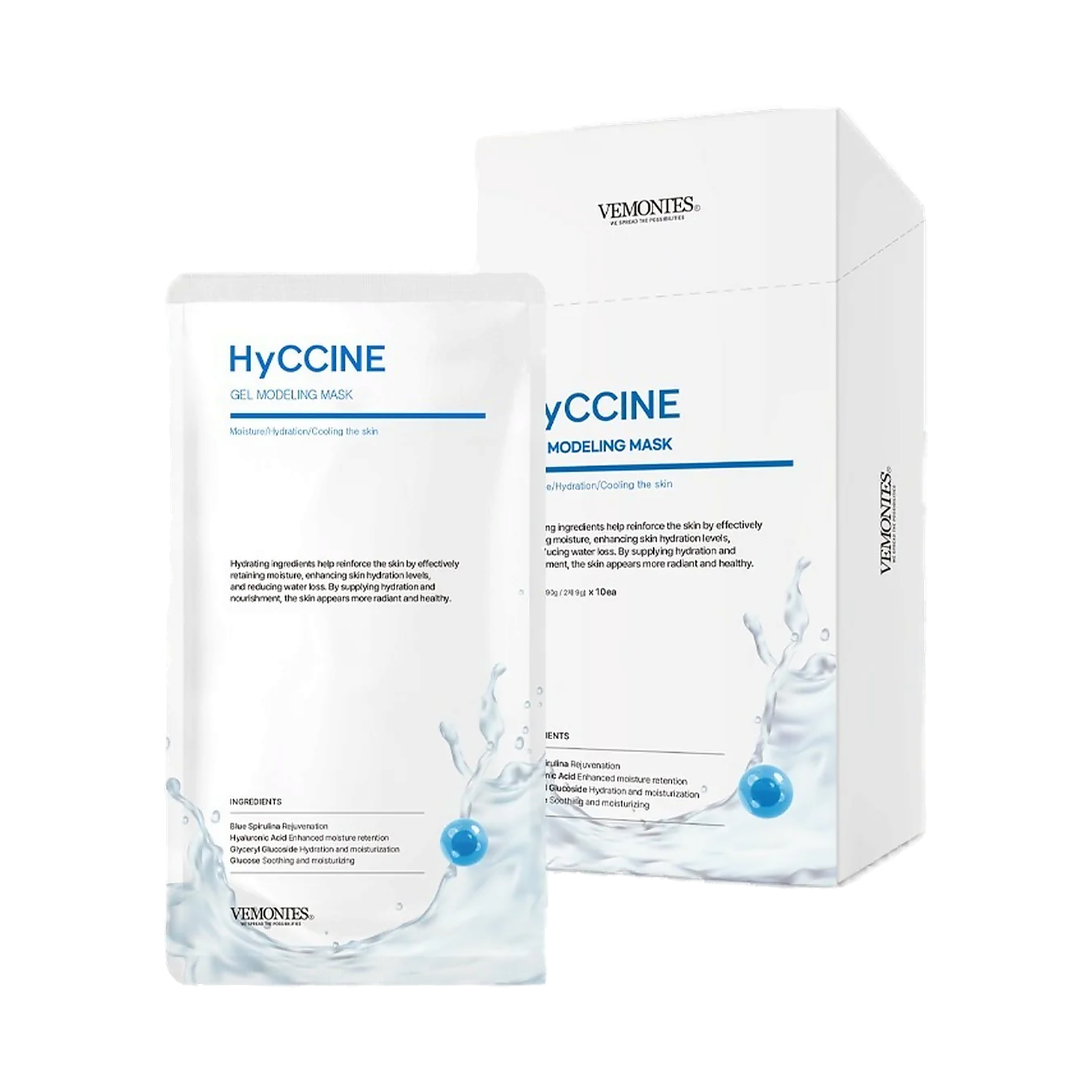 VEMONTES HyCCINE Modeling Mask Pack Step 1 90g / Step 2 9g x 10ea product image