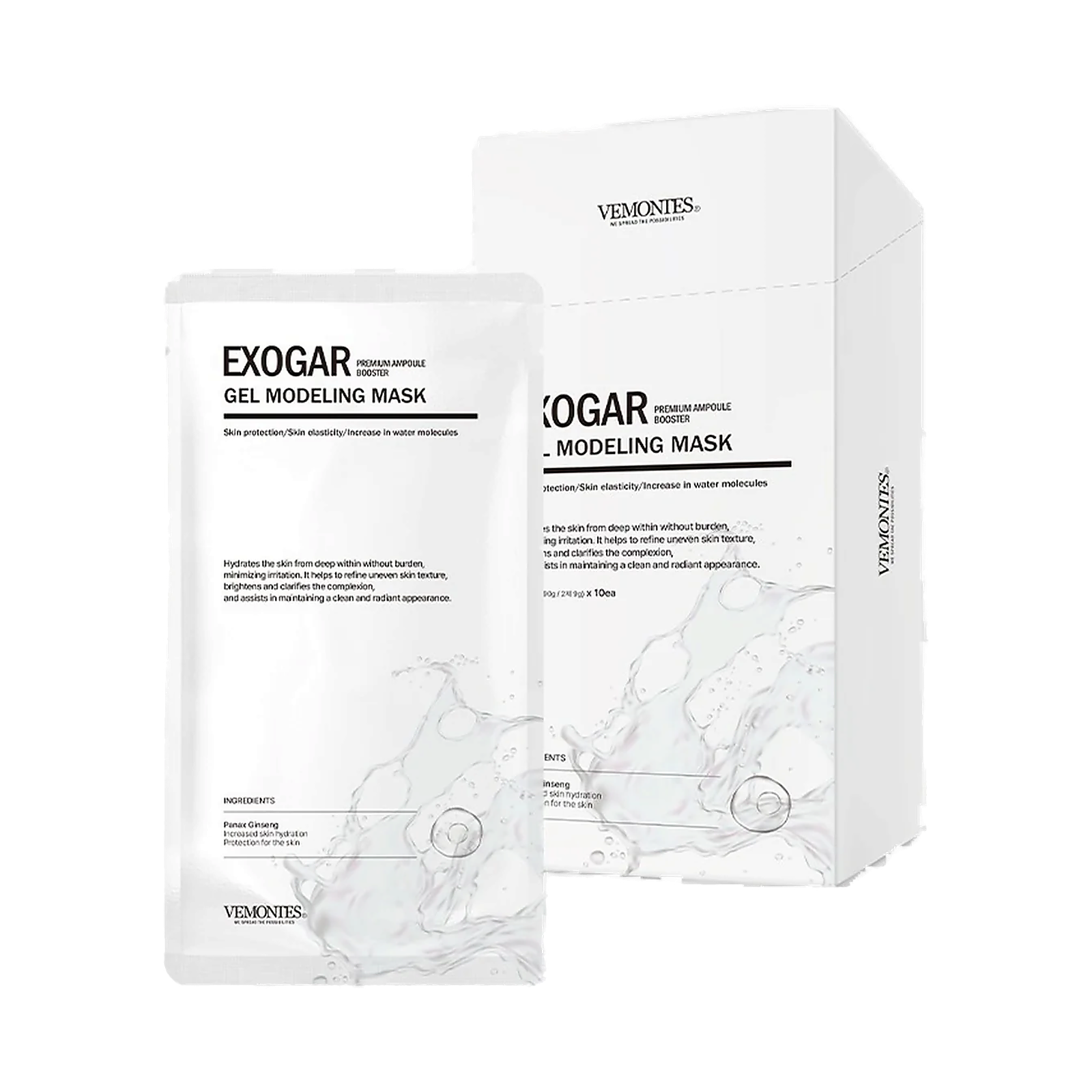 VEMONTES Exoga Modeling Mask Pack Step 1 90g / Step 2 9g x 10ea product image