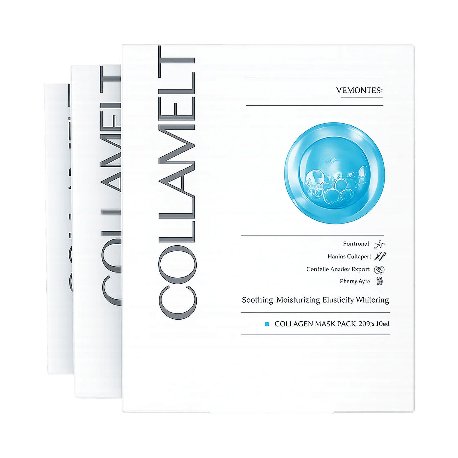 VEMONTES Collamel Mask 30g x 10ea product image