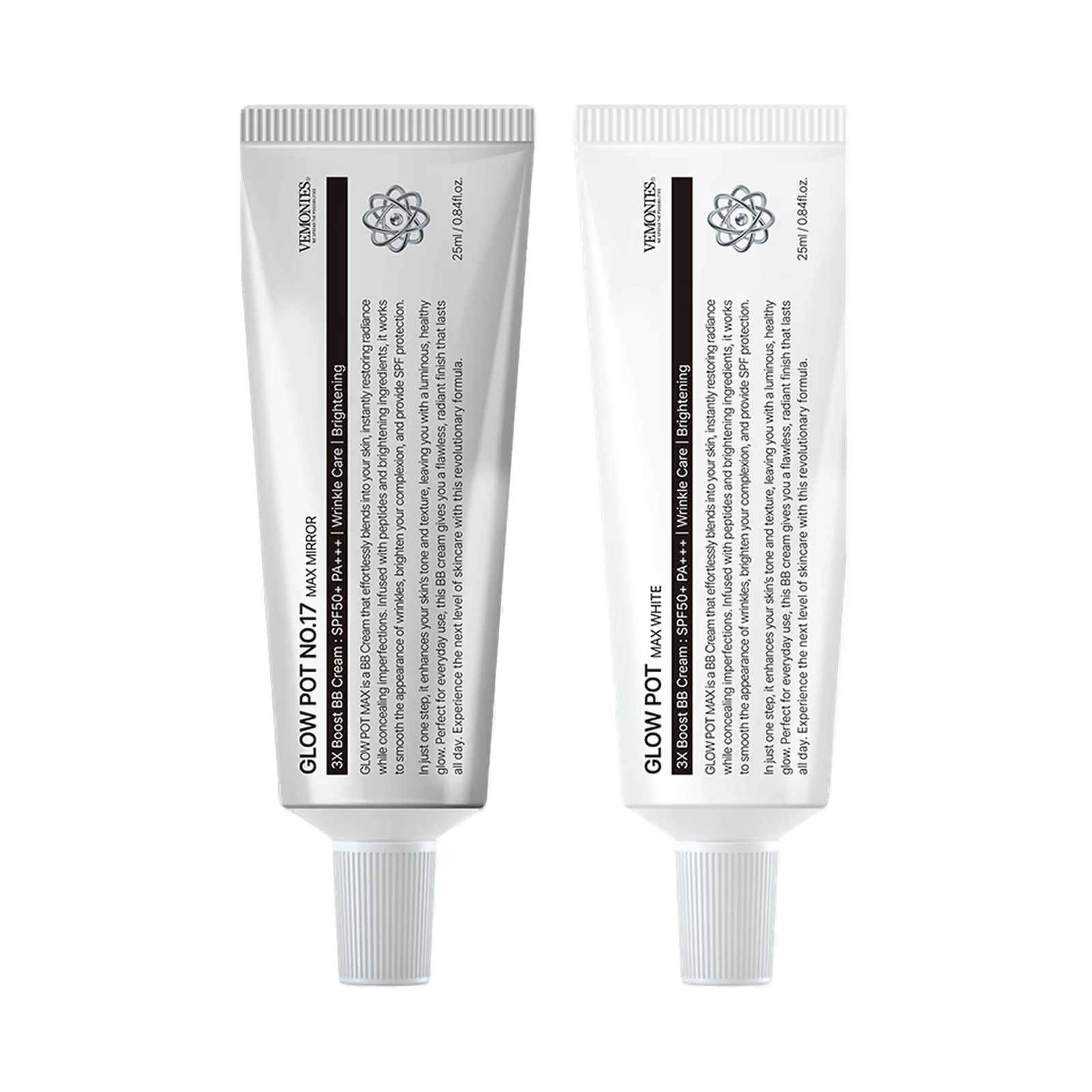 VEMONTES Glow Pot Max White/Mirror No.17 25ml product image Immagine principale del prodotto