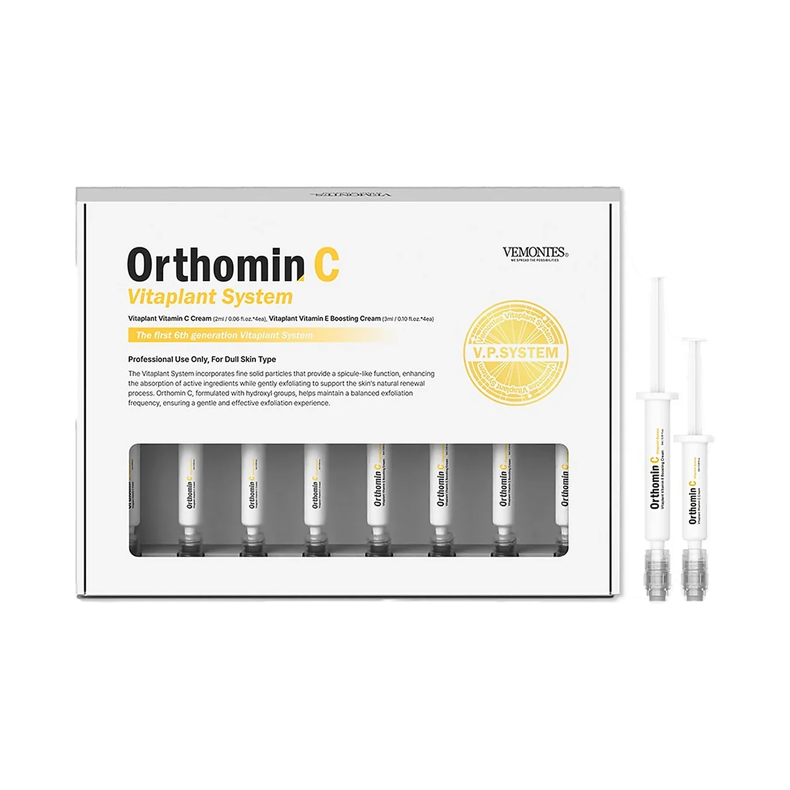 VEMONTES Orthomin C Vitaplant Set Vitamin C Cream 2ml x 4ea / Vitamin Boosting Cream 3ml x 4ea product image Hauptbild