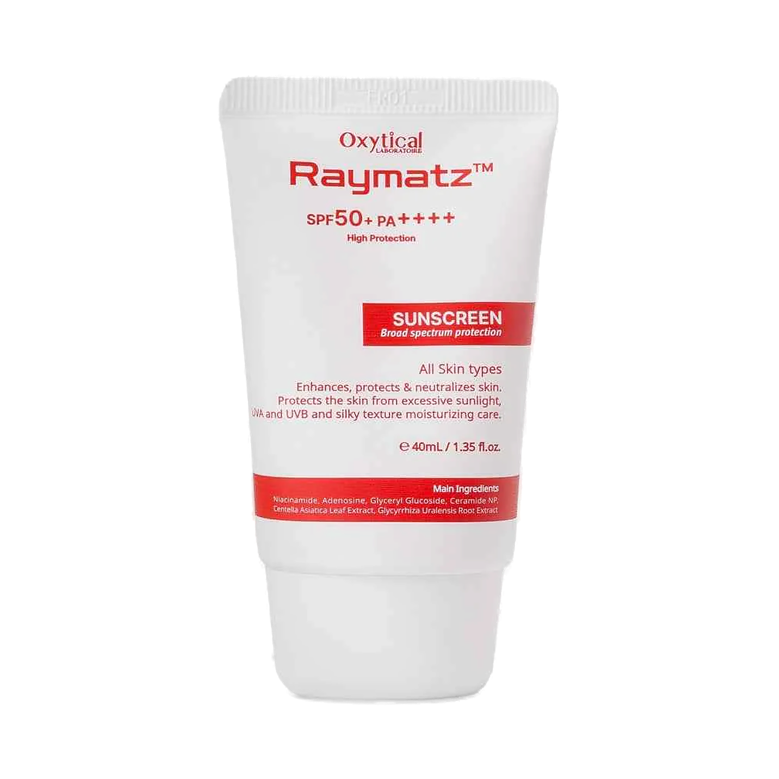 OXYTICAL Raymatz Sunscreen 40ml product image