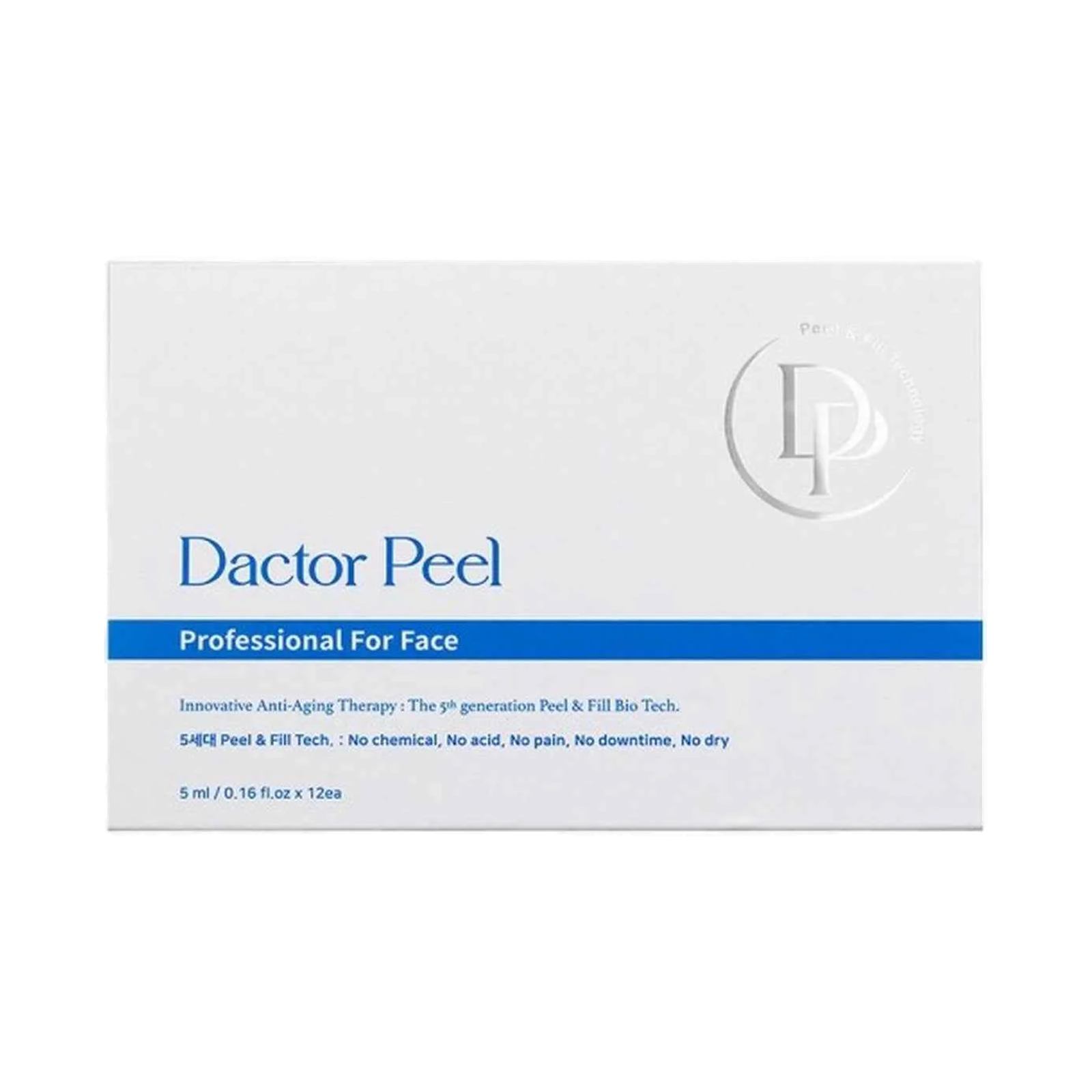 Dactor Peel Professional For Face (5ml x 12ea) - KRKOCO