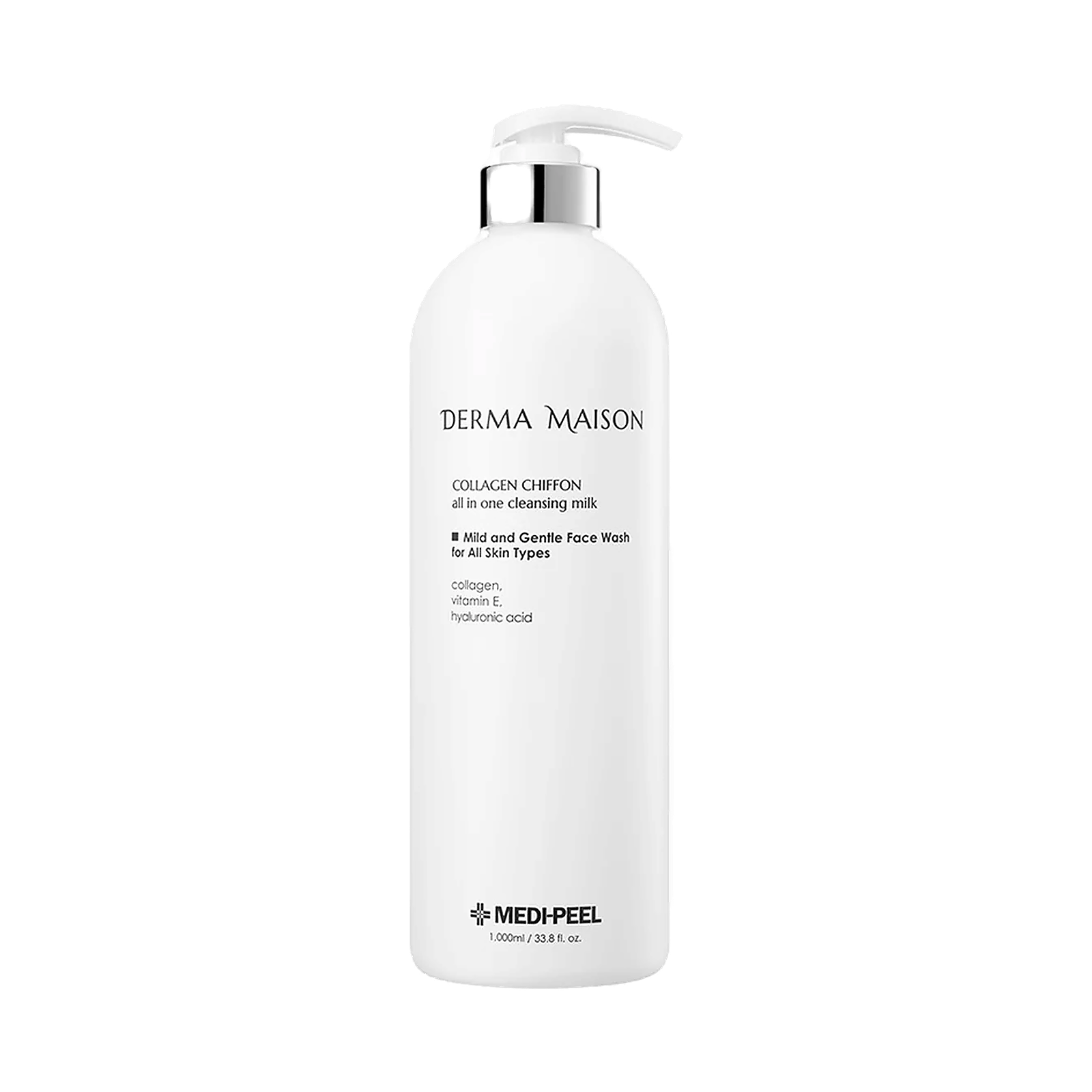 DERMA MAISON Collagen Chiffon All-in-One Cleansing Milk (1000ml) product image