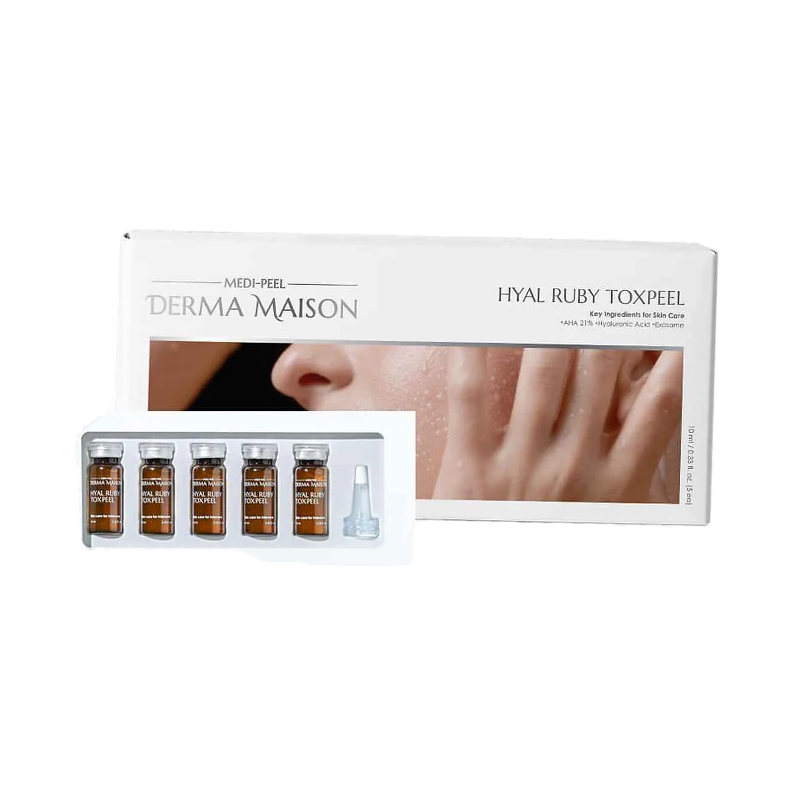 DERMA MAISON Hyal Ruby Peel (10ml x 5ea) product image Imagen principal del producto