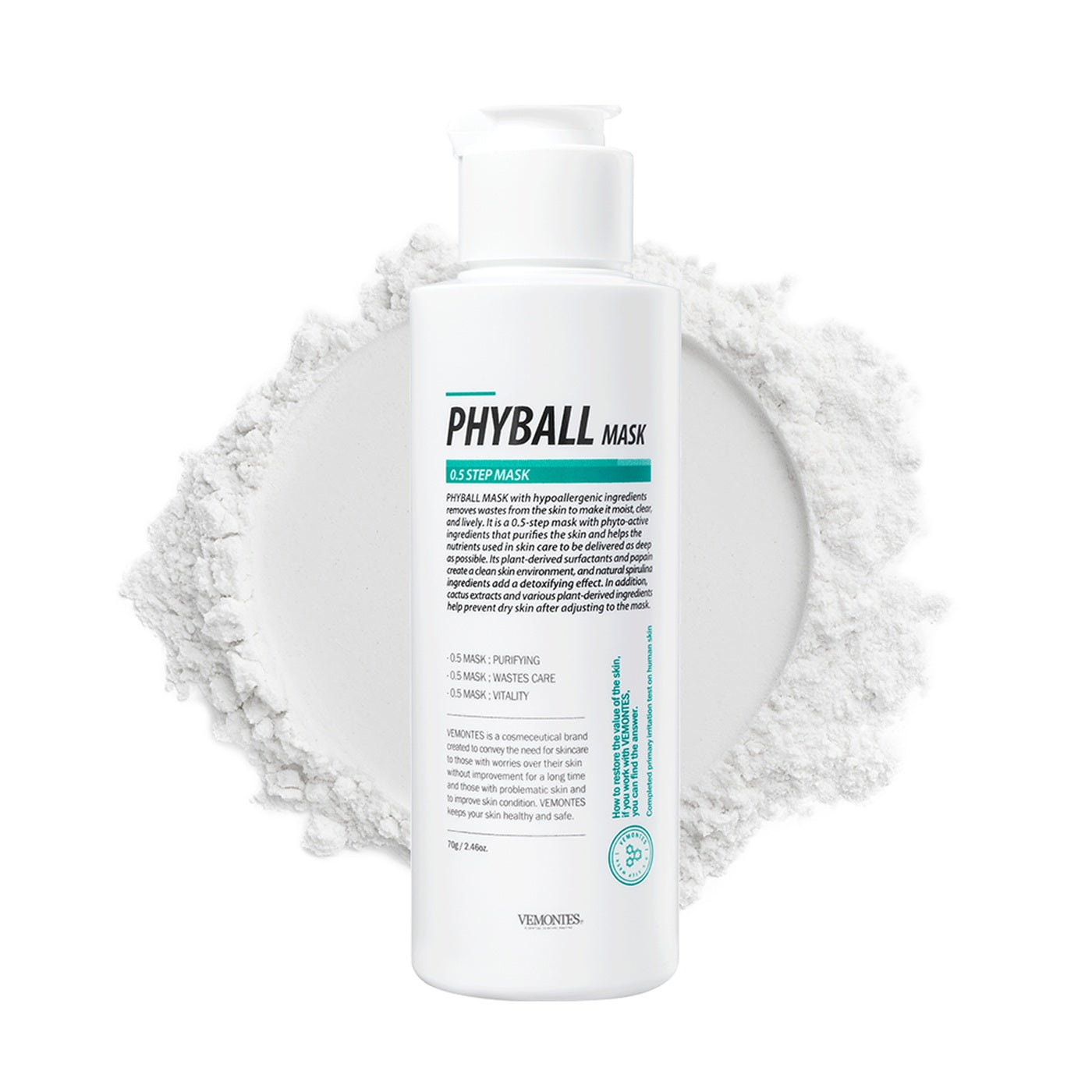 VEMONTES Phybol Mask 70g Immagine principale del prodotto